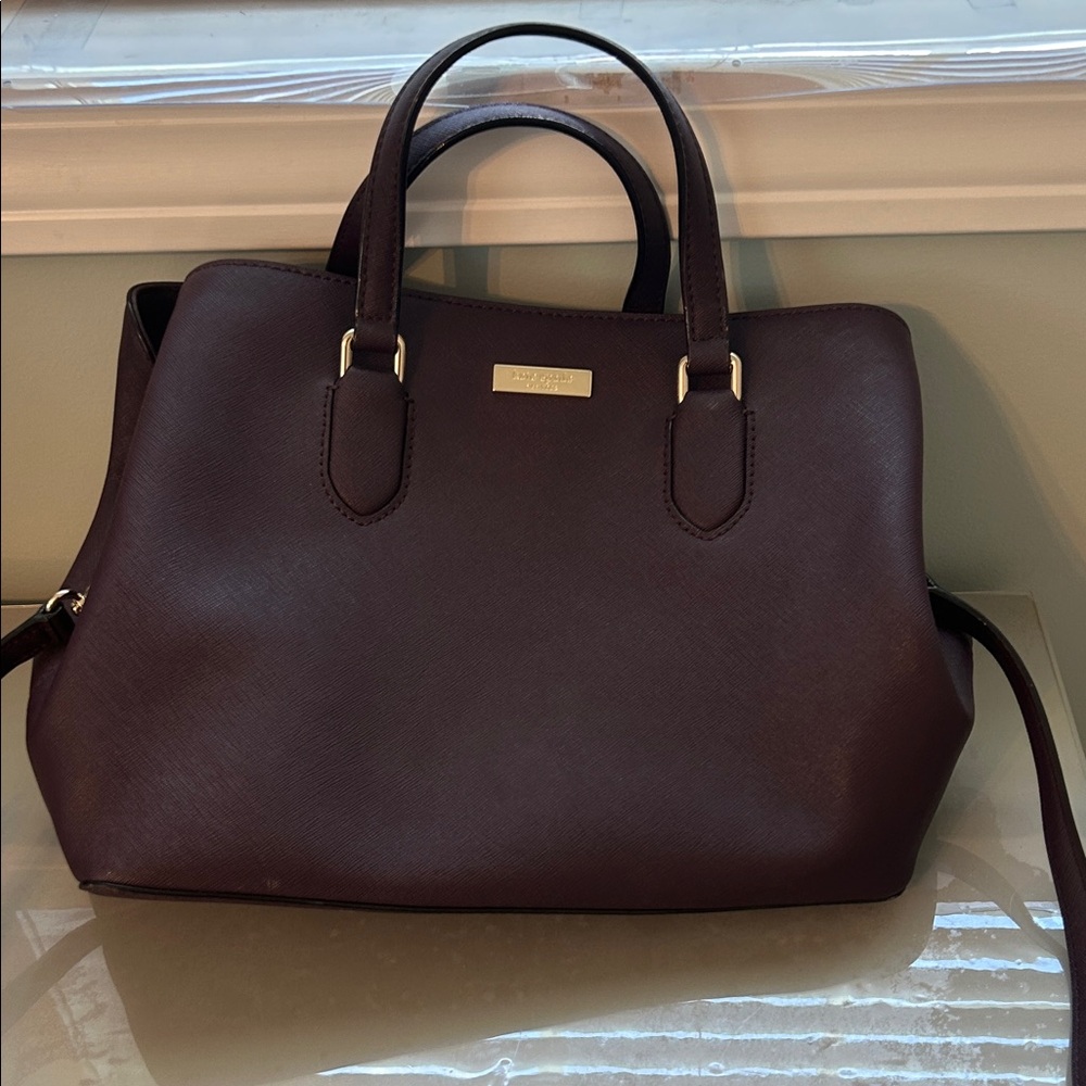 Kate Spade Purple Handbag with matching wallet